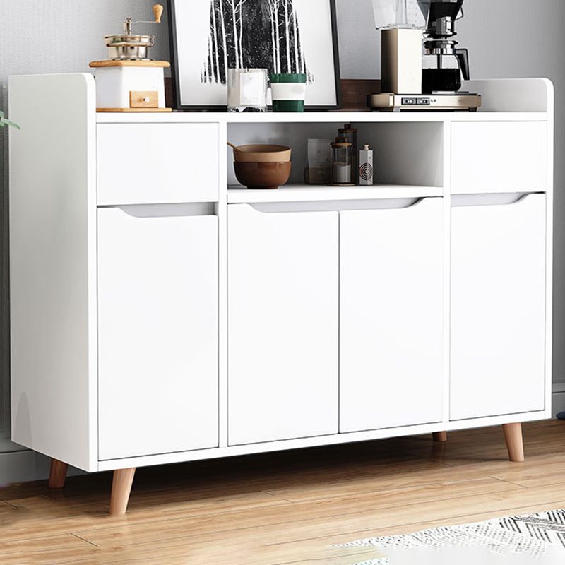 Modern Style Kitchen Sideboard Engineered Wood Sideboard with Open Storage Clearhalo 'buffet_sideboard' 'Buffets & Sideboards' 'furn' 'furn_buffet_sideboard' 'Furniture' 'Kitchen & Dining Furniture' 1200x1200_6de30236-5eec-461a-ab0c-345562ab002a