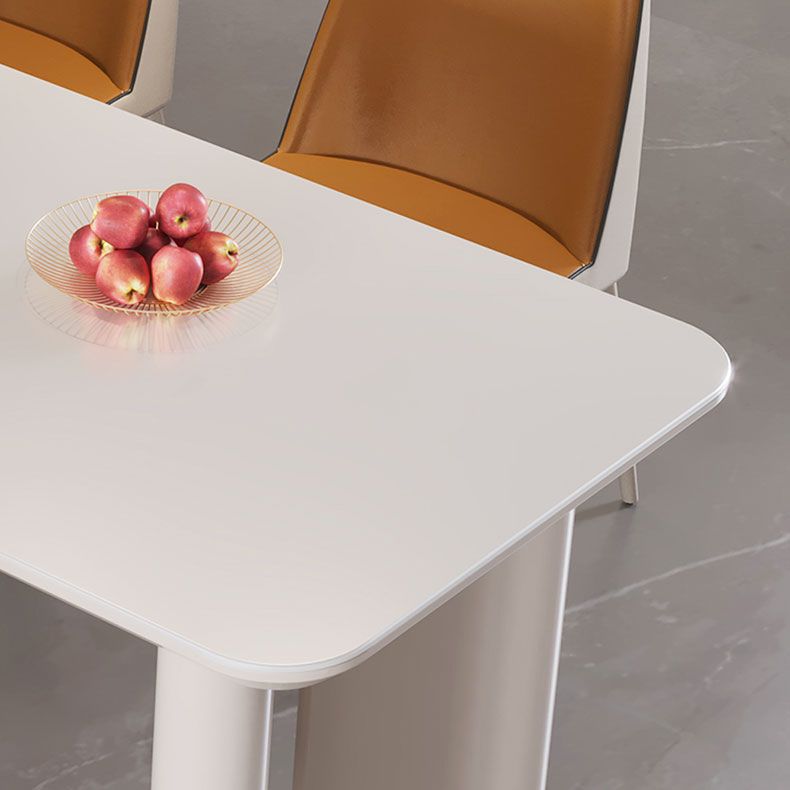 Sintered Stein Esstisch Set 5 Stück Essset für Küche