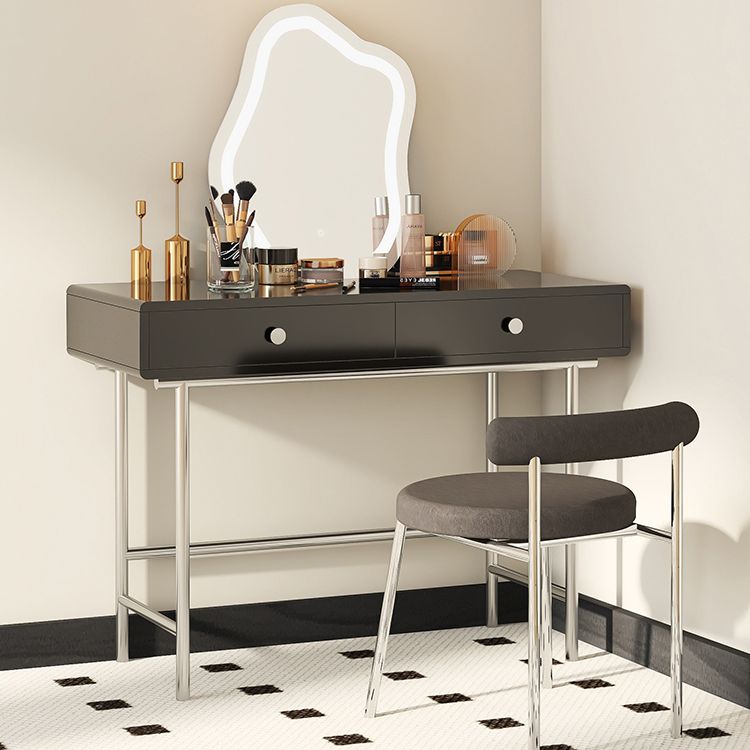 Contemporary Makeup Vanity Desk Storage Box Makeup Vanity Set with Drawers