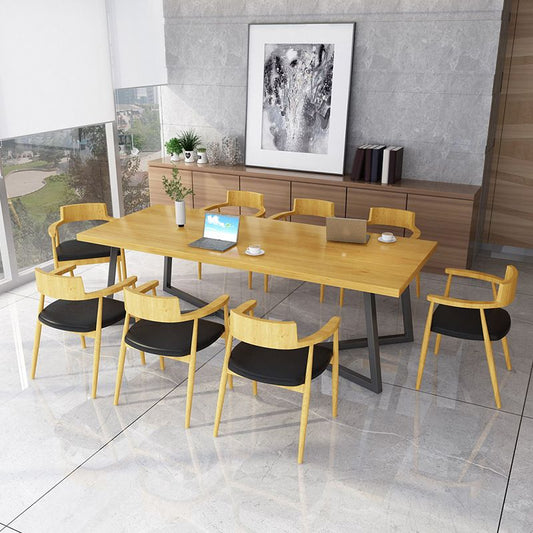 Industrial Dinette Set for Home 1/2/9 Pieces Solid Wood Dining Table Set