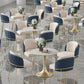 Glam Round Sintered Stone Dining Table Set 1/2/3/4/5 Pieces Dining Set for Home Use Clearhalo 'Dining Room Sets' 'Dining Tables & Seating' 'dining_room_set' 'furn' 'furn_dining_room_set' 'Furniture' 'Kitchen & Dining Furniture' 1200x1200_6de7a9cf-ed5f-422d-bab8-62c36bf959a3
