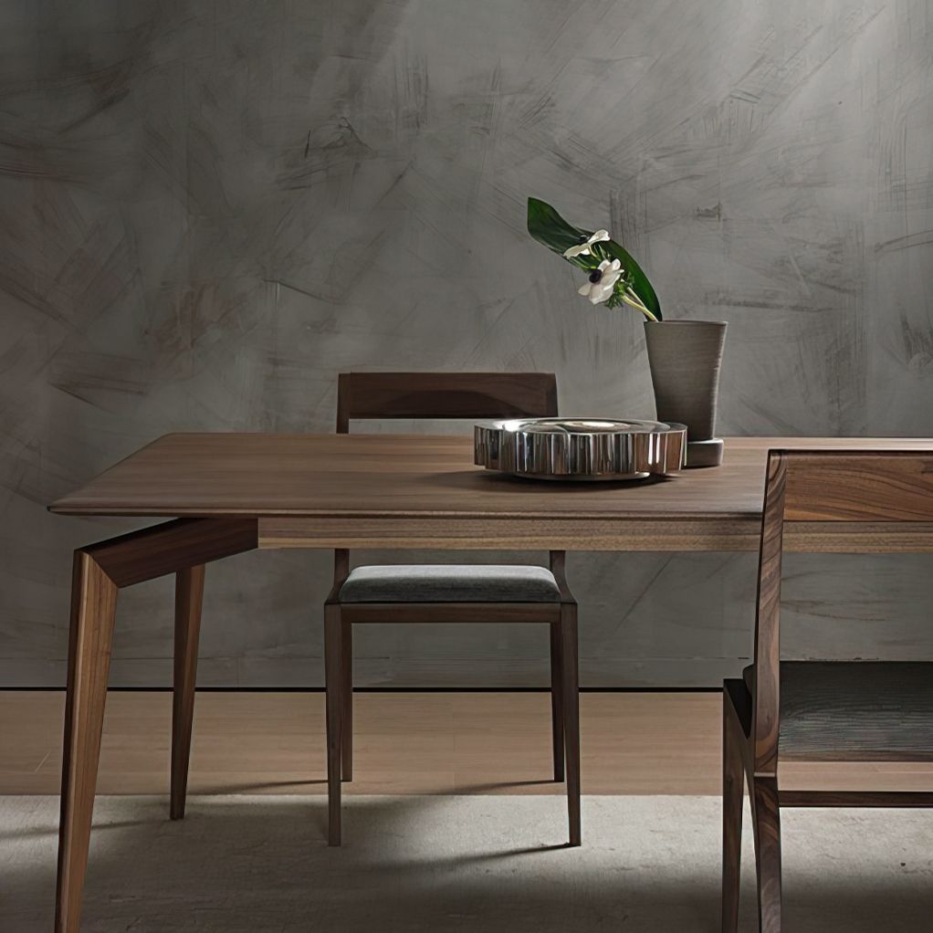 Matte Finish Rectangle Dining Table Modern Wooden Dinette Table Clearhalo 'Dining Tables & Seating' 'Dining Tables' 'dining_table' 'furn' 'furn_dining_table' 'Furniture' 'Kitchen & Dining Furniture' 1200x1200_6dee948c-c5e8-4e02-909f-3b32c7cad8bb