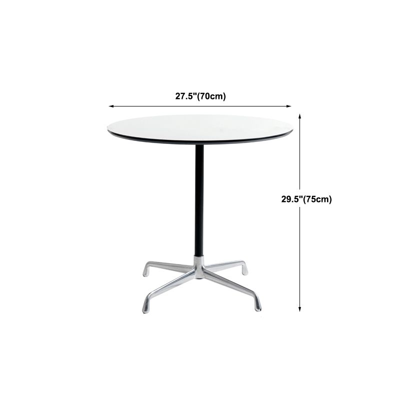 Scandinavian Coffee Table Round Wooden Cocktail Table Set for Living Room