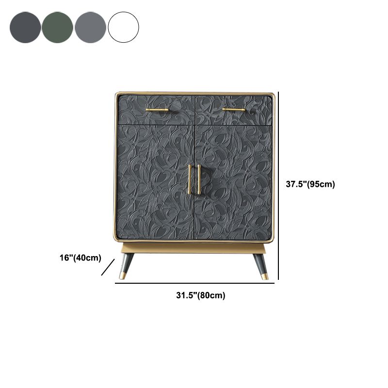 Torace in legno massiccio con gambe metalliche cassa con cassetti per camera da letto