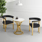 Glam Metal Dining Room Chair Armless Open Back Dining Side Chair for Restaurant Use Clearhalo 'Dining Chairs' 'Dining Tables & Seating' 'dining_chair' 'furn' 'furn_dining_chair' 'Furniture' 'Kitchen & Dining Furniture' 1200x1200_6df2eeb3-f697-42dc-b3cc-29aad10480ea