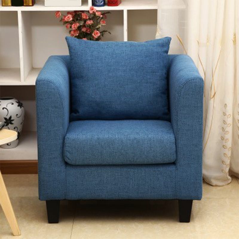 Arms Included Chair 25.5" L x 24"W x 23.6"H Linen Chair for Living Room Clearhalo 'Accent Chairs' 'accent_chairs' 'Chairs & Seating' 'furn' 'furn_accent_chairs' 'Furniture' 'Living Room Furniture' 1200x1200_6df491bd-c609-4f95-a95f-49456776969b