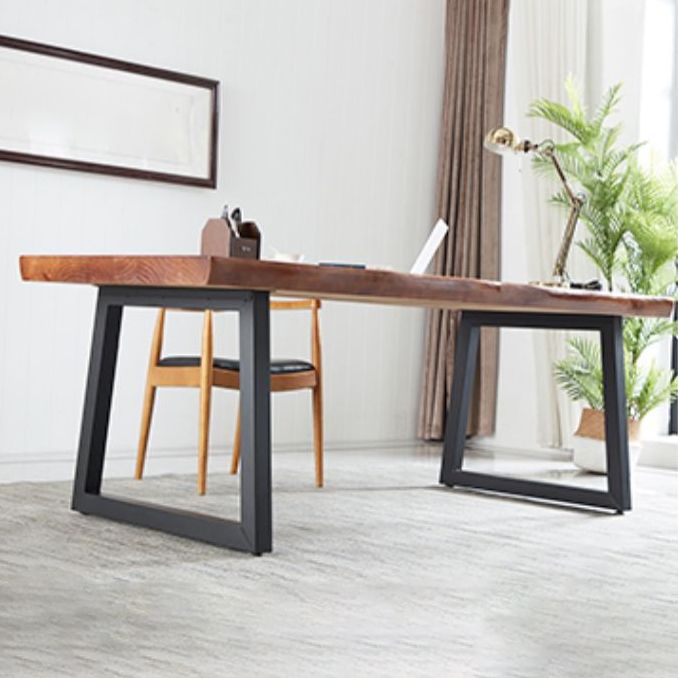 Solid Wood Meeting Table Home Office Simplicity Writing Desk Clearhalo 'furn' 'furn_office_desk' 'Furniture' 'Office Desks' 'Office Furniture' 'office_desk' 1200x1200_6df9b950-9d31-46b2-961c-1625984f5138