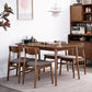 Modern Style Rectangle Dining Room Table Set Solid Wood Top Dinette Set with 4 Legs Table Clearhalo 'Dining Room Sets' 'Dining Tables & Seating' 'dining_room_set' 'furn' 'furn_dining_room_set' 'Furniture' 'furniture_dining_room_set' 'Kitchen & Dining Furniture' 'kitchen&dining_furn' 'kitchen' 1200x1200_6dfc1fab-032b-4578-a789-06ffa862510a