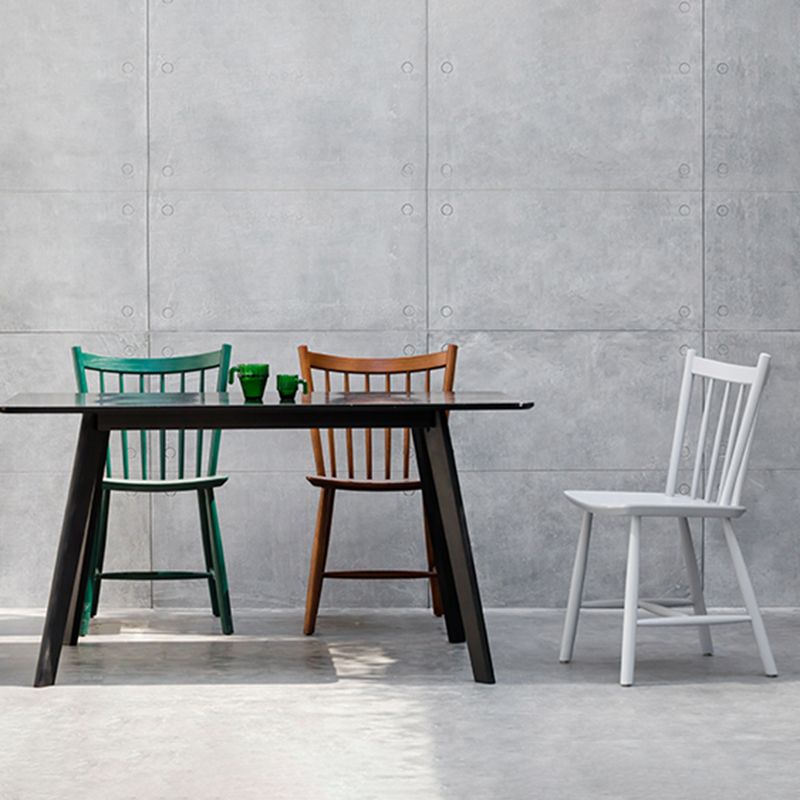 Minimalist Style Wood Dining Side Chair Windsor Back Side Single Chair for Home Use Clearhalo ' kitchen&dining_furn' 'Dining Chairs' 'Dining Tables & Seating' 'dining_chair' 'furn' 'furn_dining_chair' 'Furniture' 'furniture_dining_chair' 'Kitchen & Dining Furniture' 'kitchen' 1200x1200_6dfcb4eb-2fe7-40c5-83d3-b9e31a2b9f54