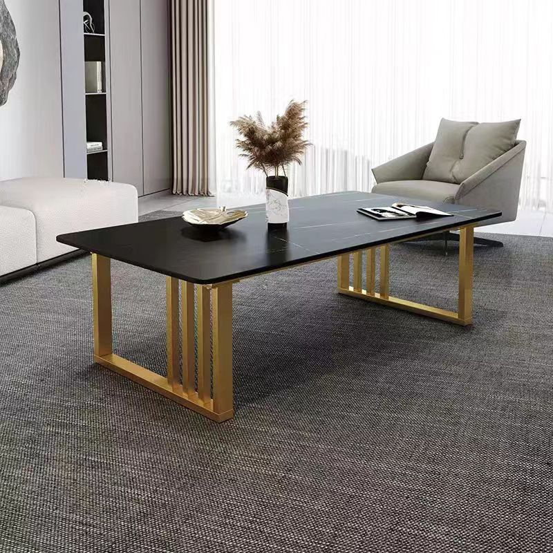 Frame Rectangle Bunching Tables Glam Slate Coffee or End Table Clearhalo 'Coffee & Accent Tables' 'Coffee Tables' 'coffee_tables' 'furn' 'furn_coffee_tables' 'Furniture' 'Living Room Furniture' 1200x1200_6dfe304a-d572-4e97-882d-0701b9d3bbf6