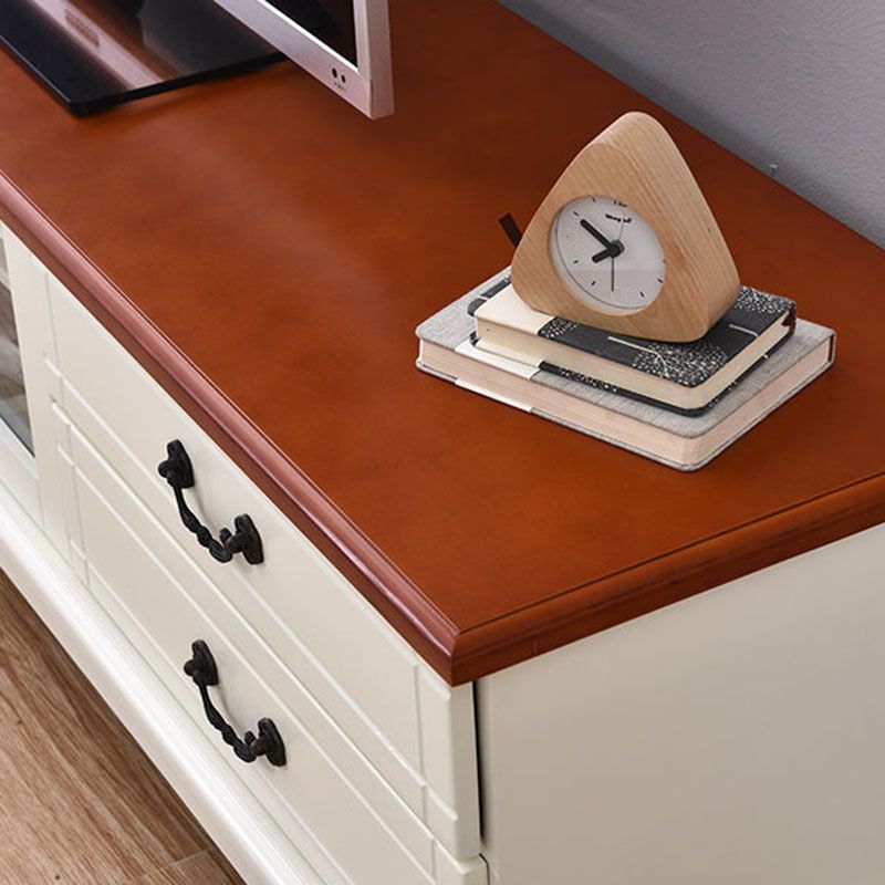 Traditional TV Console Wooden TV Media Console with 4 Drawers Clearhalo 'furn' 'furn_tv_stands_entertainment_centers' 'Furniture' 'Living Room Furniture' 'TV Stands & Entertainment Centers' 'TV Stands & Media Storage Furniture' 'tv_stands_entertainment_centers' 1200x1200_6dfe9a9c-b1a7-499e-9358-7a60de6c5087