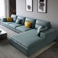 Sezione contemporanea con braccia top a cuscino per 4 persone divano stazionario