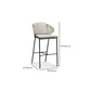 Indoor Living Room Bar Stool Upholstered Bar Stool with Footrest