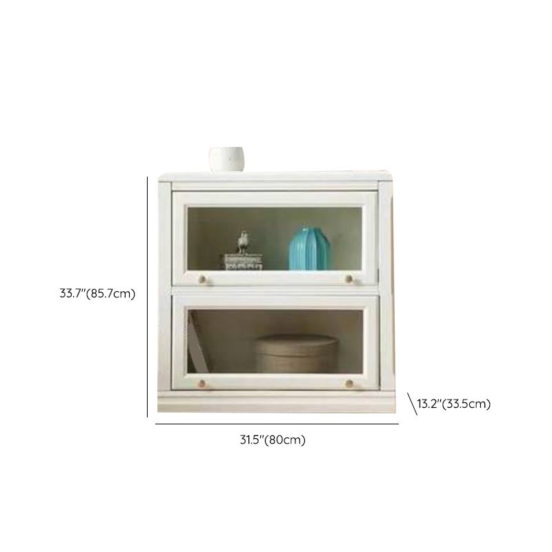 Libreria in legno contemporanea della libreria standard bianca con scaffali