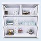 Contemporary Non-Hanging Armoire Plastic Bedroom Wardrobe Closet