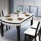 Sintered Stone Top Table 4 Legs Dining Table Home Kitchen Dinner