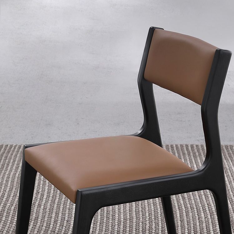 Industrial Wood Dining Chair Dining Room Armless Open Back Dining Side Chair Clearhalo ' kitchen&dining_furn' 'Dining Chairs' 'Dining Tables & Seating' 'dining_chair' 'furn' 'furn_dining_chair' 'Furniture' 'furniture_dining_chair' 'Kitchen & Dining Furniture' 'kitchen' 1200x1200_6e07d0c8-27f3-4eaa-8920-6518972f9a03