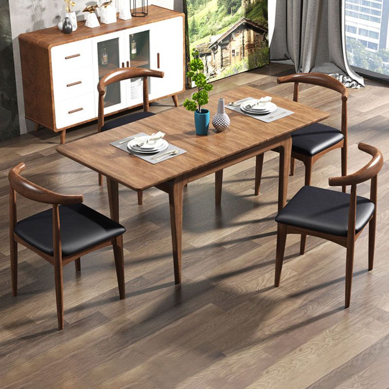 Industrial Design Open Back Side Chair for Kitchen Wood Dining Side Chair Clearhalo ' kitchen&dining_furn' 'Dining Chairs' 'Dining Tables & Seating' 'dining_chair' 'furn' 'furn_dining_chair' 'Furniture' 'furniture_dining_chair' 'Kitchen & Dining Furniture' 'kitchen' 1200x1200_6e0859fe-5096-4ee8-b832-a9ac32d10479