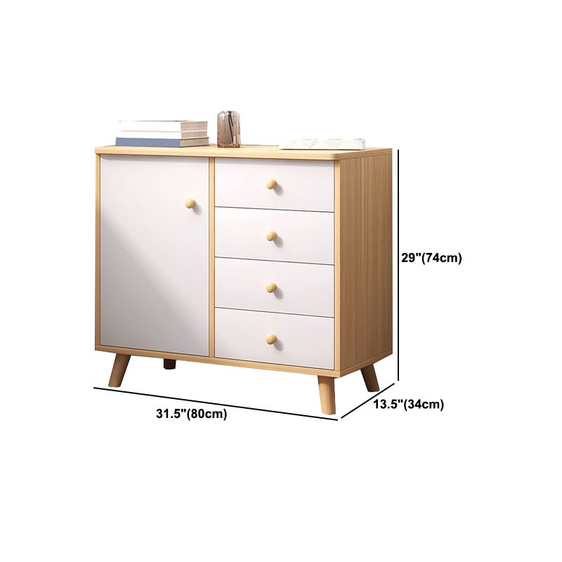 Modern Rectangle Accent Cabinet Wood Knobs Cabinet with Drawer Clearhalo 'Cabinets & Chests' 'cabinets_chests' 'furn' 'furn_cabinets_chests' 'Furniture' 'Living Room Furniture' 1200x1200_6e09644d-1ac2-4bf8-8dd2-9e72b53be589