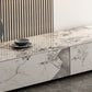 Stone TV Console Contemporary White Media Console with Drawers Clearhalo 'furn' 'furn_tv_stands_entertainment_centers' 'Furniture' 'Living Room Furniture' 'TV Stands & Entertainment Centers' 'TV Stands & Media Storage Furniture' 'tv_stands_entertainment_centers' 1200x1200_6e0c36d1-060a-4545-9752-8e61c63af187