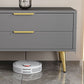 Glam Engineered Wood TV Stand Console Enclosed Storage TV Console Clearhalo 'furn' 'furn_tv_stands_entertainment_centers' 'Furniture' 'Living Room Furniture' 'TV Stands & Entertainment Centers' 'TV Stands & Media Storage Furniture' 'tv_stands_entertainment_centers' 1200x1200_6e0cee3a-8dd6-4fec-b4b5-b2214a94e54d