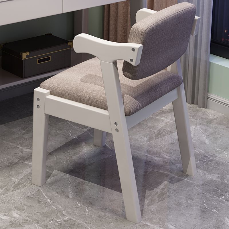 Contemporary Wood Dining Side Chair Home Open Back Dining Side Armchair Clearhalo ' kitchen&dining_furn' 'Dining Chairs' 'Dining Tables & Seating' 'dining_chair' 'furn' 'furn_dining_chair' 'Furniture' 'furniture_dining_chair' 'Kitchen & Dining Furniture' 'kitchen' 1200x1200_6e11a334-48db-4bfb-92f9-a82d6336d074