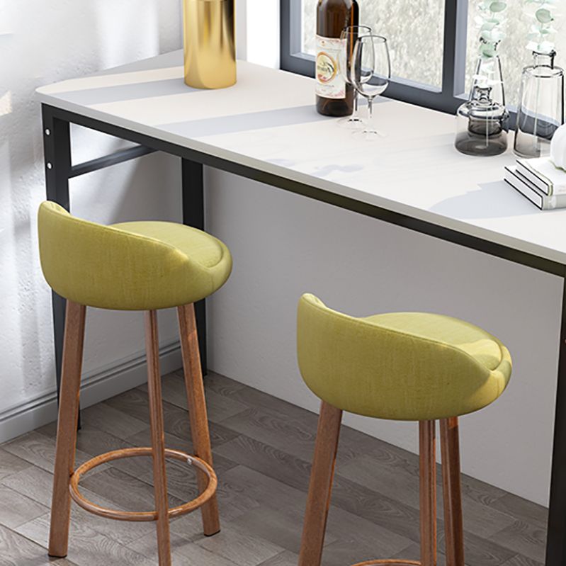 Scandinavian Style Bar-stool with Metal Legs Single Counter Stool for Kitchen Bar Clearhalo 'Bar Furniture' 'Bar Stools' 'bar_stools' 'furn' 'furn_bar_stools' 'furniture_bar_stools' 'Kitchen & Dining Furniture' 'kitchen&dining_furn' 'kitchen' 'kitchen_furn' Furniture' 1200x1200_6e13014d-663a-4c63-a9f2-9a4d15e550c9