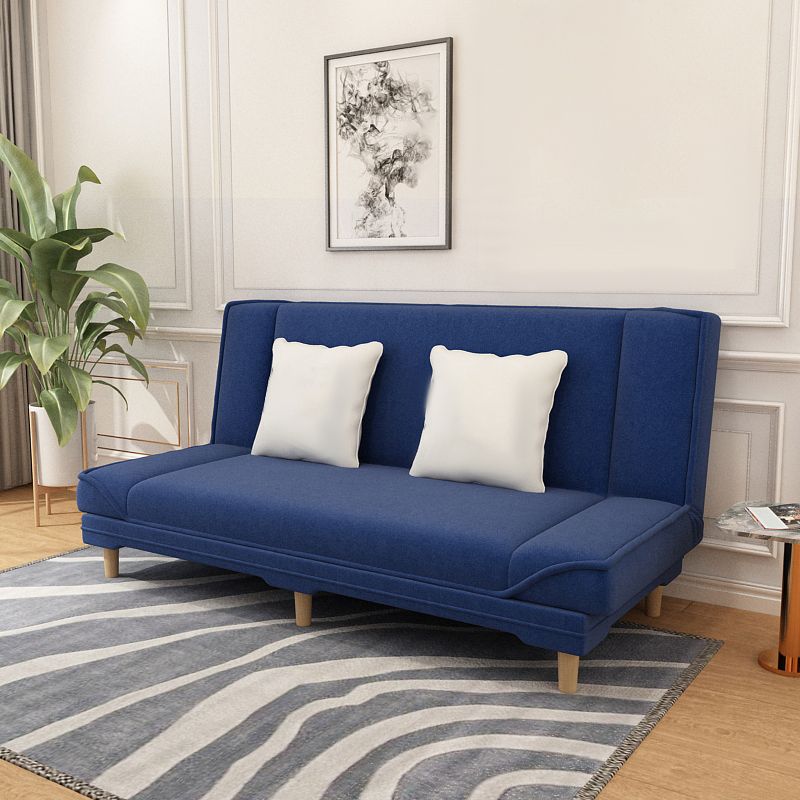 Tight Back 70.87" W √ó 23.62" D √ó 31.50" H Linen Armless Sofa with Foldable Clearhalo 'furn' 'furn_sofas' 'Furniture' 'furniture_sofas' 'kitchen' 'kitchen_sofas' 'Living Room Furniture' 'Sofa' 'sofas' 1200x1200_6e131706-2698-49d2-9c34-edb45d02dfb4