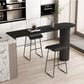 Moderne bartafel van gesinterd steen, eettafel voor keuken, woonkamer, koffiekamer