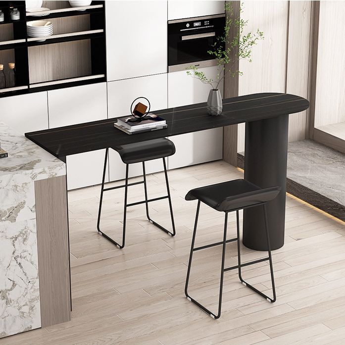 Moderne bartafel van gesinterd steen, eettafel voor keuken, woonkamer, koffiekamer