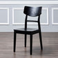Black Modern Side Chair Solid Wood Dining Chair for Living Room Clearhalo 'Dining Chairs' 'Dining Tables & Seating' 'dining_chair' 'furn' 'furn_dining_chair' 'Furniture' 'Kitchen & Dining Furniture' 1200x1200_6e15a1a6-0c80-4e79-9403-74e4ef63a3c6