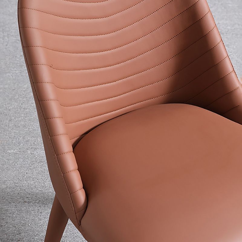 Contemporary Chair Dining Armless Chair for Kitchen with Metal Legs Clearhalo 'Dining Chairs' 'Dining Tables & Seating' 'dining_chair' 'furn' 'furn_dining_chair' 'Furniture' 'furniture_dining_chair' 'Kitchen & Dining Furniture' 1200x1200_6e15fd6a-7f71-4b9c-a8ae-0c9826afc8cc