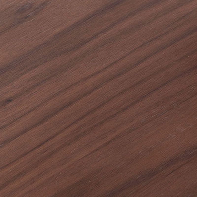 24.4" H Solid Wood Side Table Rectangular Brown/Natural End Table with Floor Shelf