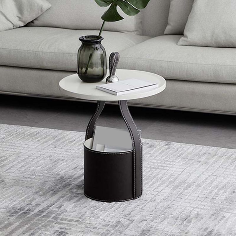 Tavolo laterale contemporaneo Piedistale con portata del soggiorno rotondo tavolo