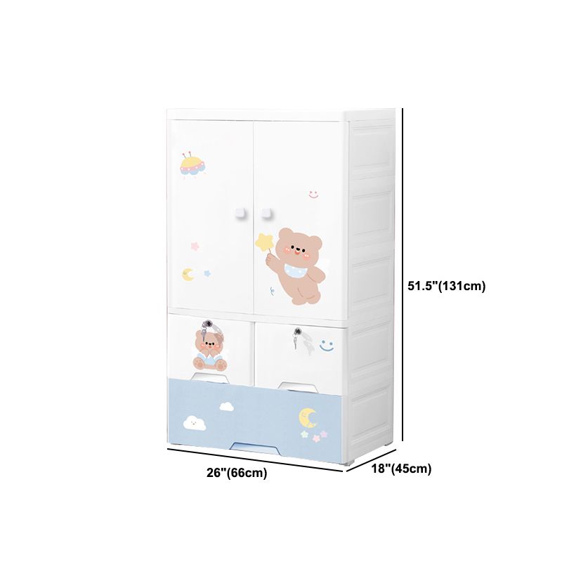 Zeitgenössischer Lagerschrank mit Schubladen Plastikschrank für Schlafzimmer