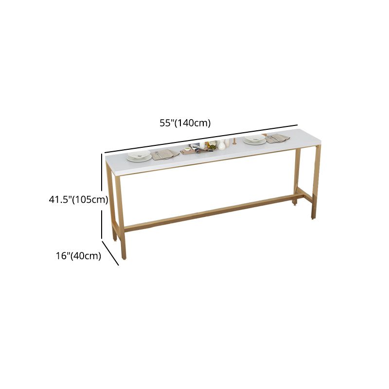 Contemporary Indoor Patio Bar Table Trestle Footrest Counter-height Pub Table Clearhalo 'Bar Furniture' 'Bar Tables' 'bar_tables' 'furn' 'furn_bar_tables' 'Furniture' 'furniture_bar_tables' 'Kitchen & Dining Furniture' 1200x1200_6e1b8ef8-d839-4091-96c3-abc009b9da12