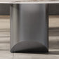 Modern Dining Set 1/4/5/7/8 Pieces with Wingback Chairs and Sintered Stone Dining Table
