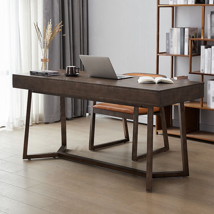 Medieval Ash Wood Dining Table for Restaurant Rectangle Table with Trestle Base Clearhalo ' dining_table' 'Dining Tables & Seating' 'Dining Tables' 'furn' 'furn_dining_table' 'Furniture' 'furniture_dining_table' 'Kitchen & Dining Furniture' 'kitchen&dining_furn' 'kitchen' 'kitchen_dining_table' 1200x1200_6e1c44ad-6cde-495f-bc0c-8d54900c2626