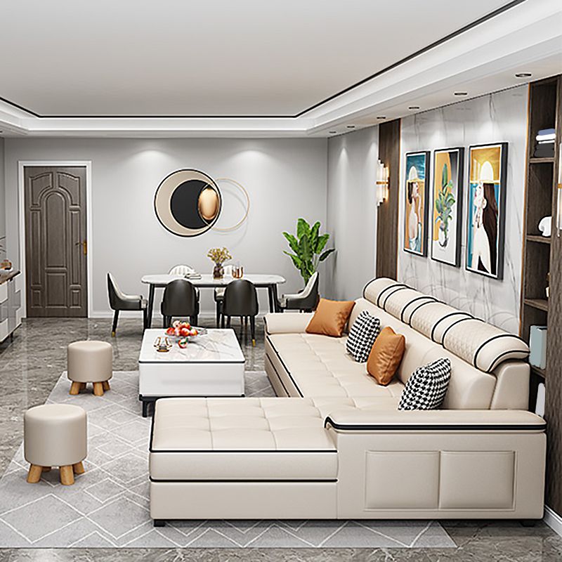 133,07 "W x 70,87" d x 35,43 "divano braccio top cuscino H con chaise