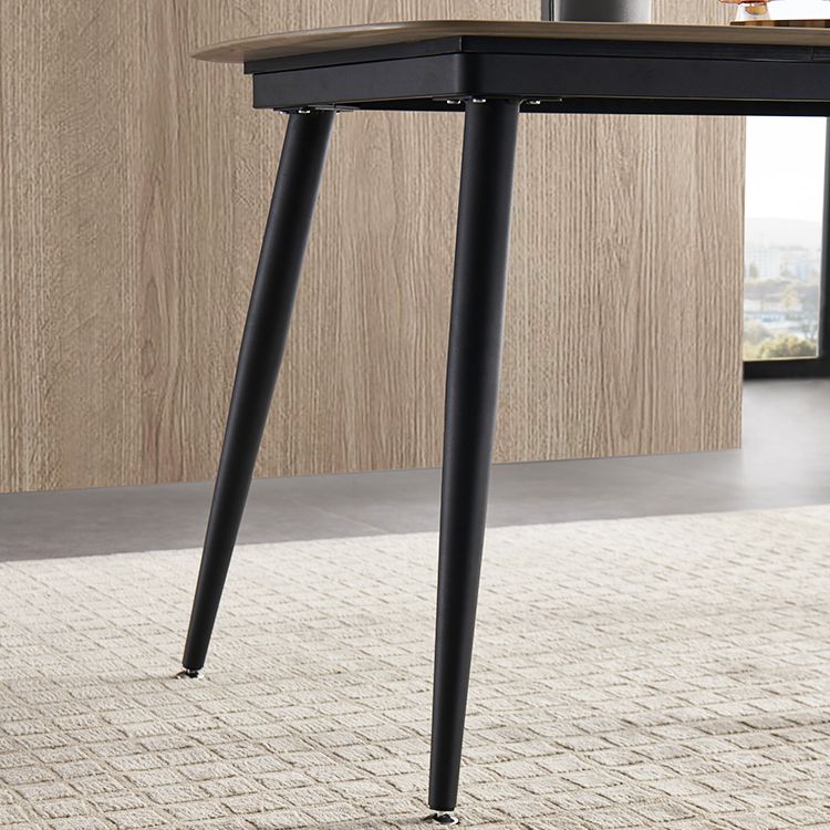 Mattes Finish Stone Esstisch Set für zu Hause 02.05.7 PCs Modernes Dinette Set