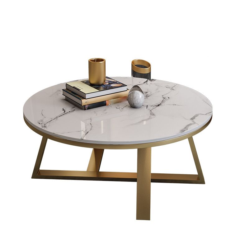 Runder Couchtisch aus Schiefer. Minimalistischer runder Couchtisch für das Wohnzimmer