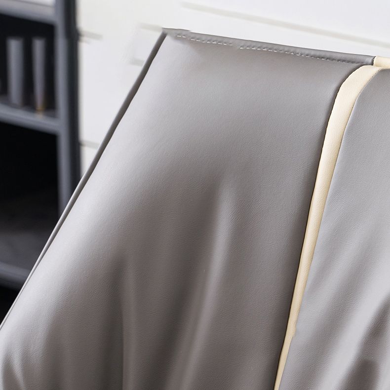 Modern PU Leather Side Chair Parsons Indoor Dining Chair for Home