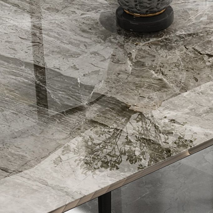 Modern 1/2/5/7 Pieces Grey Dining Set Sintered Stone Dining Table with Leather Chairs Clearhalo 'Dining Room Sets' 'Dining Tables & Seating' 'dining_room_set' 'furn' 'furn_dining_room_set' 'Furniture' 'furniture_dining_room_set' 'Kitchen & Dining Furniture' 'kitchen&dining_furn' 'kitchen' 1200x1200_6e25e005-9845-4879-9e0f-241ddf24a023