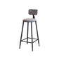 Modern Bar Table Set 1/4 Pieces Marble Counter Table with Upholstered Stools
