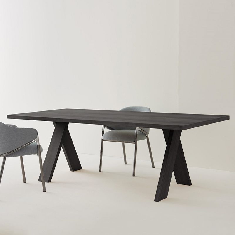 Industrial Rectangle Dining Table Pine Solid Wood Table with 4 Legs Clearhalo ' dining_table' 'Dining Tables & Seating' 'Dining Tables' 'Furniture' 'furniture_dining_table' 'Kitchen & Dining Furniture' 'kitchen&dining_furn' 'kitchen' 'kitchen_dining_table' 1200x1200_6e297fa8-c9cc-4a66-abc3-f24e784aaf49