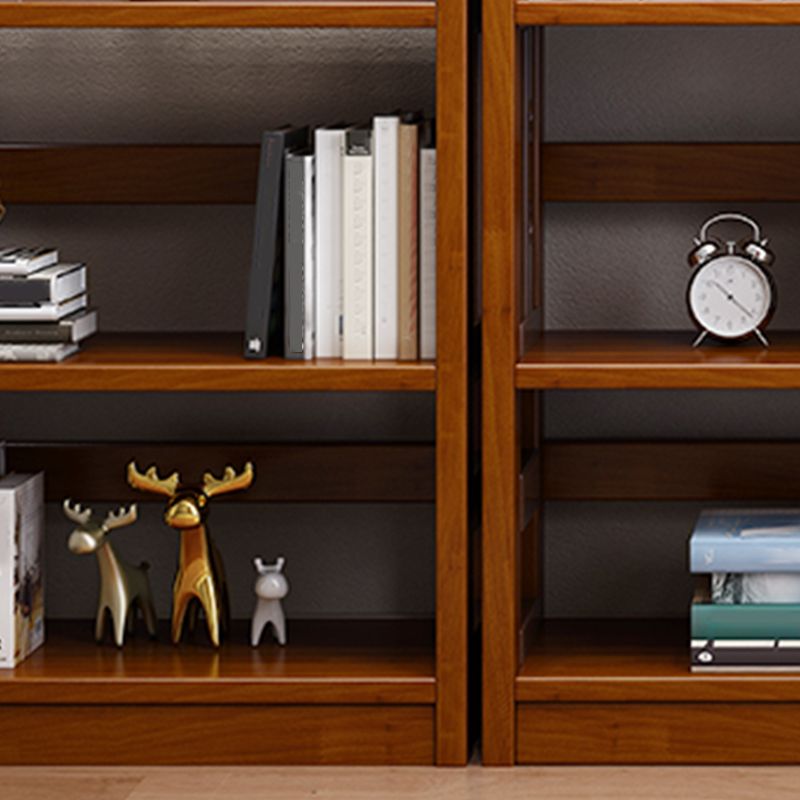 Contemporary Standard Bookshelf Wooden Open Back Bookcase with Shelves Clearhalo 'Bookcases' 'furn' 'furn_bookcases' 'Furniture' 'Office Furniture' 1200x1200_6e2ac1b7-0a26-4d33-961b-1a9392f0b755