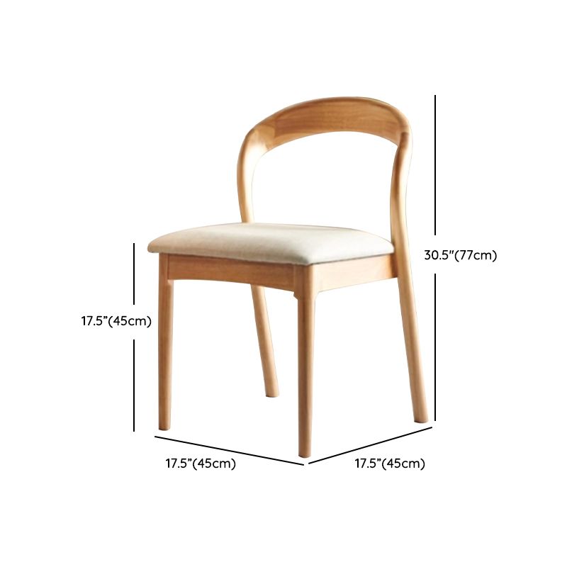 1/5 PCS Juego de comedor de estilo moderno Juego de comedor de madera maciza con mesa redonda