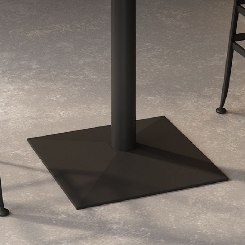 Indoor Industrial Bar Dining Table Square Metal and Wood Bar Table Clearhalo 'Bar Furniture' 'Bar Tables' 'bar_tables' 'furn' 'furn_bar_tables' 'Furniture' 'Kitchen & Dining Furniture' 1200x1200_6e2d5169-65a4-48fd-829b-8cdec47ca2c2