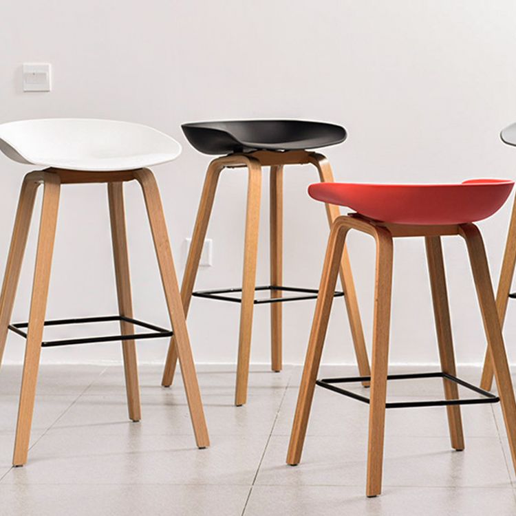 Scandinavian Style Bar-stool Bucket PP Seat Counter Stool for Kitchen Bar Clearhalo 'Bar Furniture' 'Bar Stools' 'bar_stools' 'furn' 'furn_bar_stools' 'furniture_bar_stools' 'Kitchen & Dining Furniture' 'kitchen&dining_furn' 'kitchen' 'kitchen_furn' Furniture' 1200x1200_6e2e9859-5e28-4e79-ab05-0fa3412a07ba