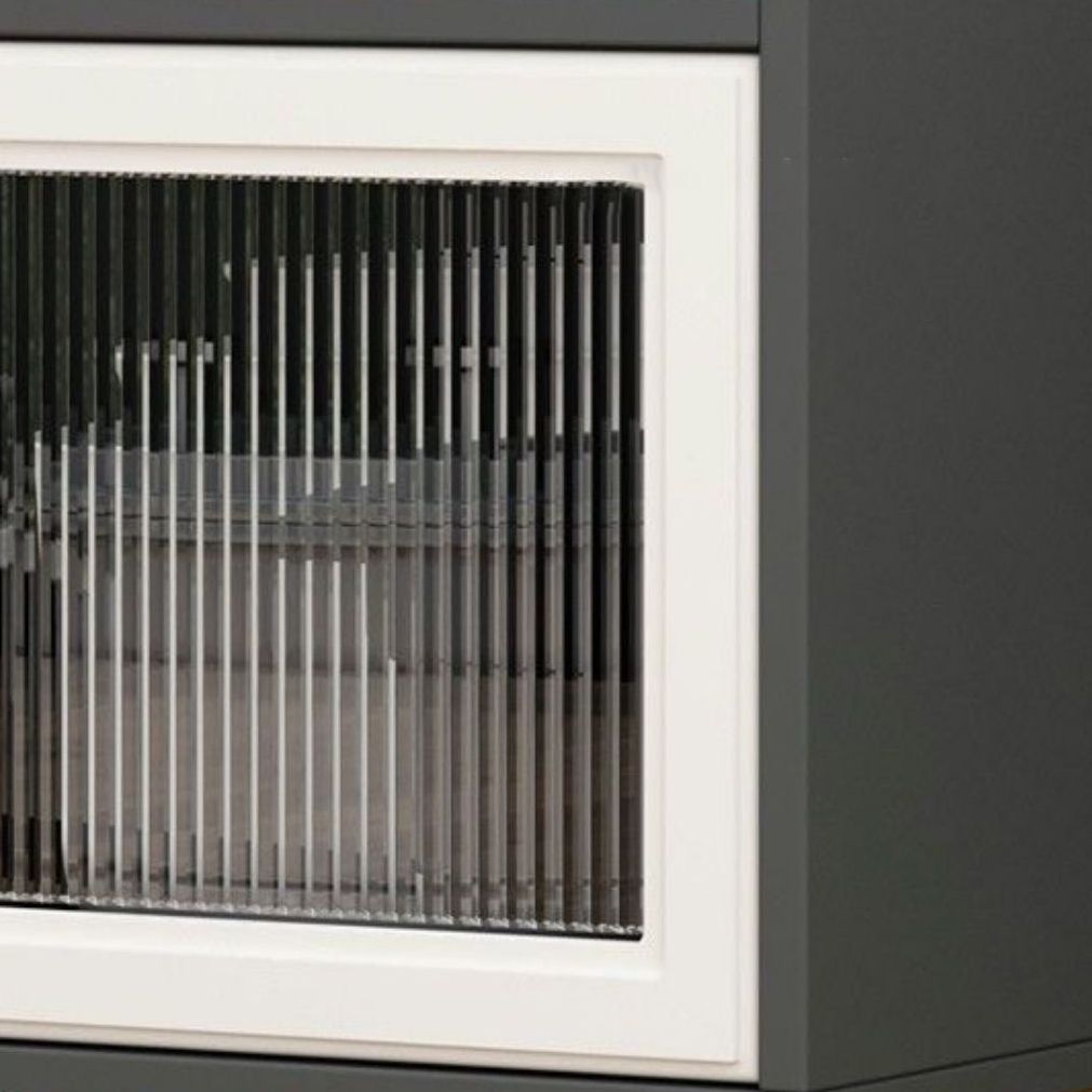 Puertas de madera de ingeniería modernas Puertas de vidrio de comedor gabinetes